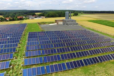 Foto Luftbild Bioenergiegenossenschaft Mengsdorf